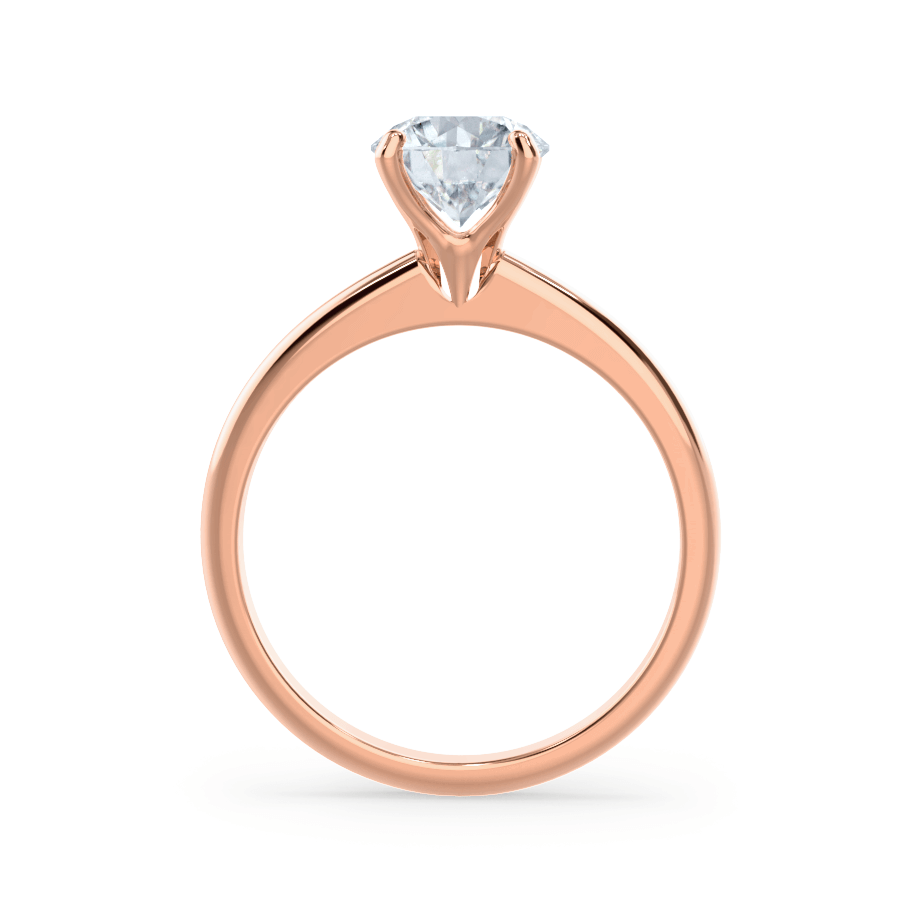 1.2 CT Round Solitaire Lab Grown Diamond Engagement Ring