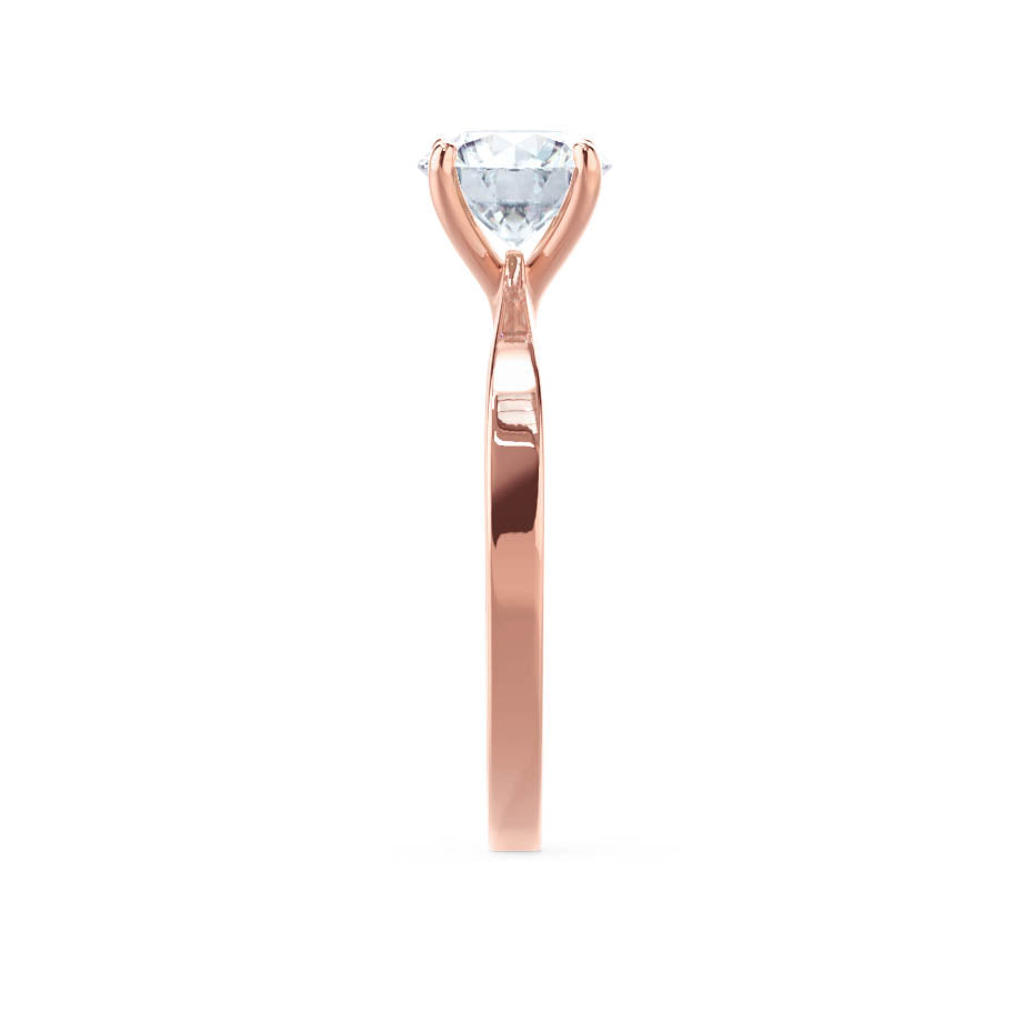 1.5 CT Round Solitaire Lab Grown Diamond Engagement Ring