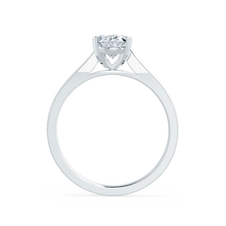 1.2 CT Round Solitaire Lab Grown Diamond Engagement Ring