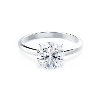 1.2 CT Round Solitaire Lab Grown Diamond Engagement Ring