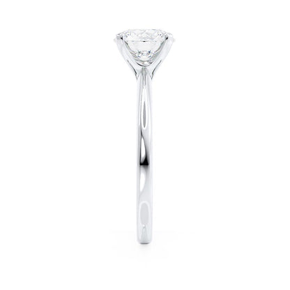 1.2 CT Round Solitaire Lab Grown Diamond Engagement Ring
