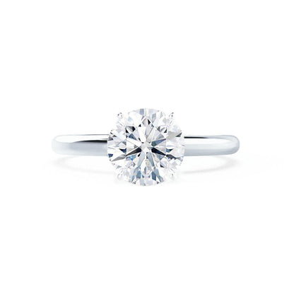 1.2 CT Round Solitaire Lab Grown Diamond Engagement Ring