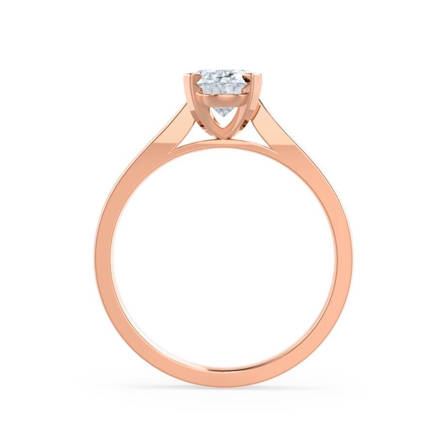 1.2 CT Round Solitaire Lab Grown Diamond Engagement Ring