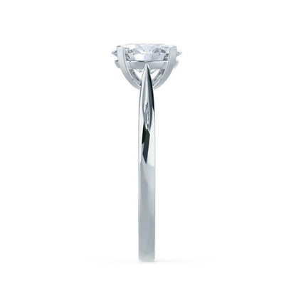 1.2 CT Round Solitaire Lab Grown Diamond Engagement Ring
