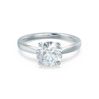 1.2 CT Round Solitaire Lab Grown Diamond Engagement Ring