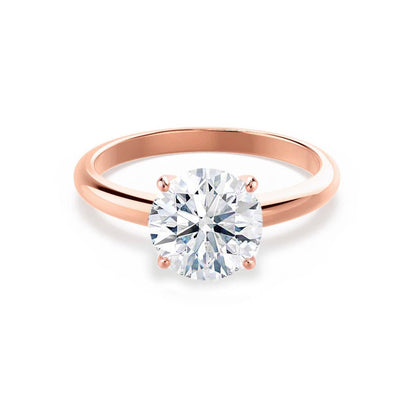 1.2 CT Round Solitaire Lab Grown Diamond Engagement Ring