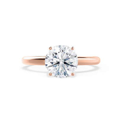 1.2 CT Round Solitaire Lab Grown Diamond Engagement Ring