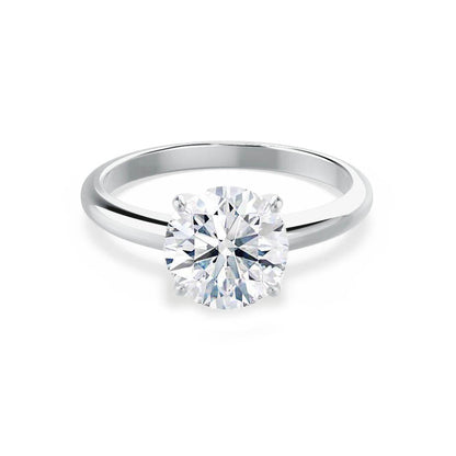 1.2 CT Round Solitaire Lab Grown Diamond Engagement Ring