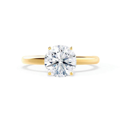 1.2 CT Round Solitaire Lab Grown Diamond Engagement Ring
