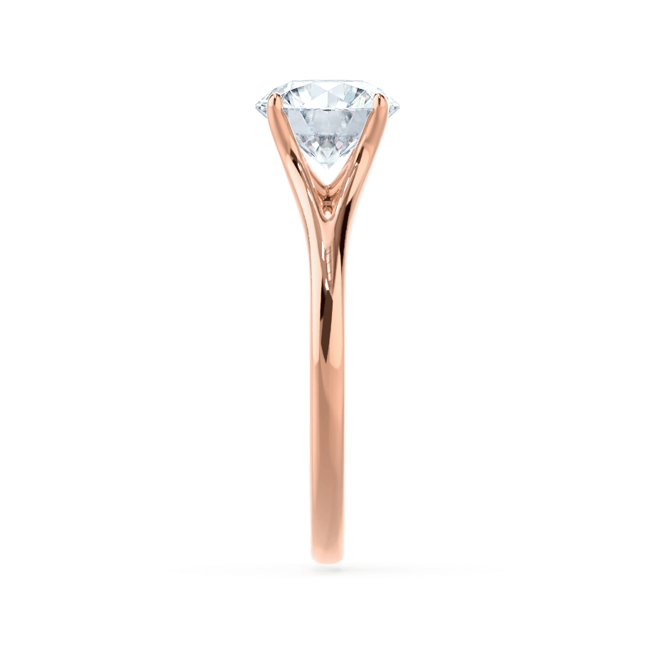 0.5 CT Round Solitaire Lab Grown Diamond Engagement Ring