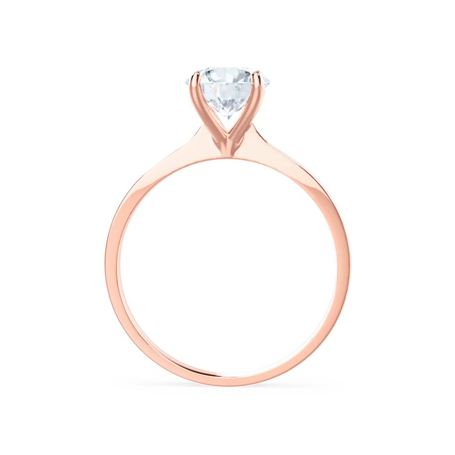 1.5 CT Round Solitaire Lab Grown Diamond Engagement Ring