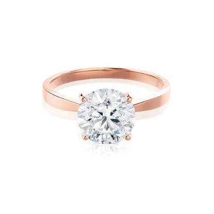 1.5 CT Round Solitaire Lab Grown Diamond Engagement Ring