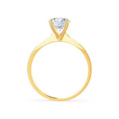 1.5 CT Round Solitaire Lab Grown Diamond Engagement Ring