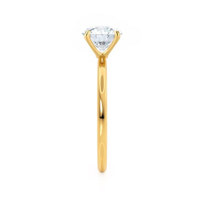 1.2 CT Radiant Solitaire Lab Grown Diamond Engagement Ring