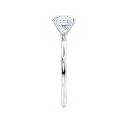 1.2 CT Round Solitaire Lab Grown Diamond Engagement Ring