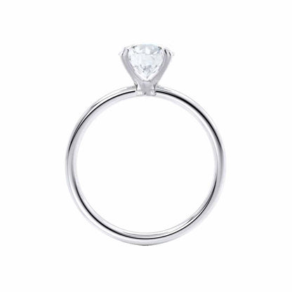 1.2 CT Round Solitaire Lab Grown Diamond Engagement Ring