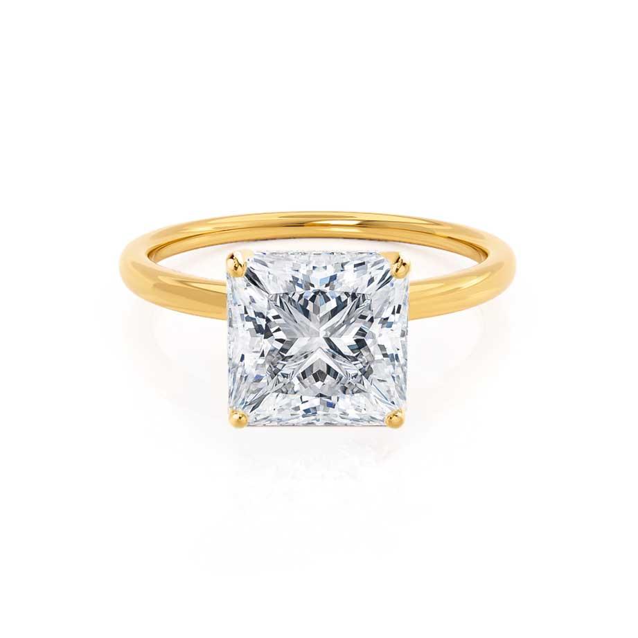 1.2 CT Princess Solitaire Lab Grown Diamond Engagement Ring