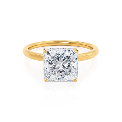 1.2 CT Princess Solitaire Lab Grown Diamond Engagement Ring