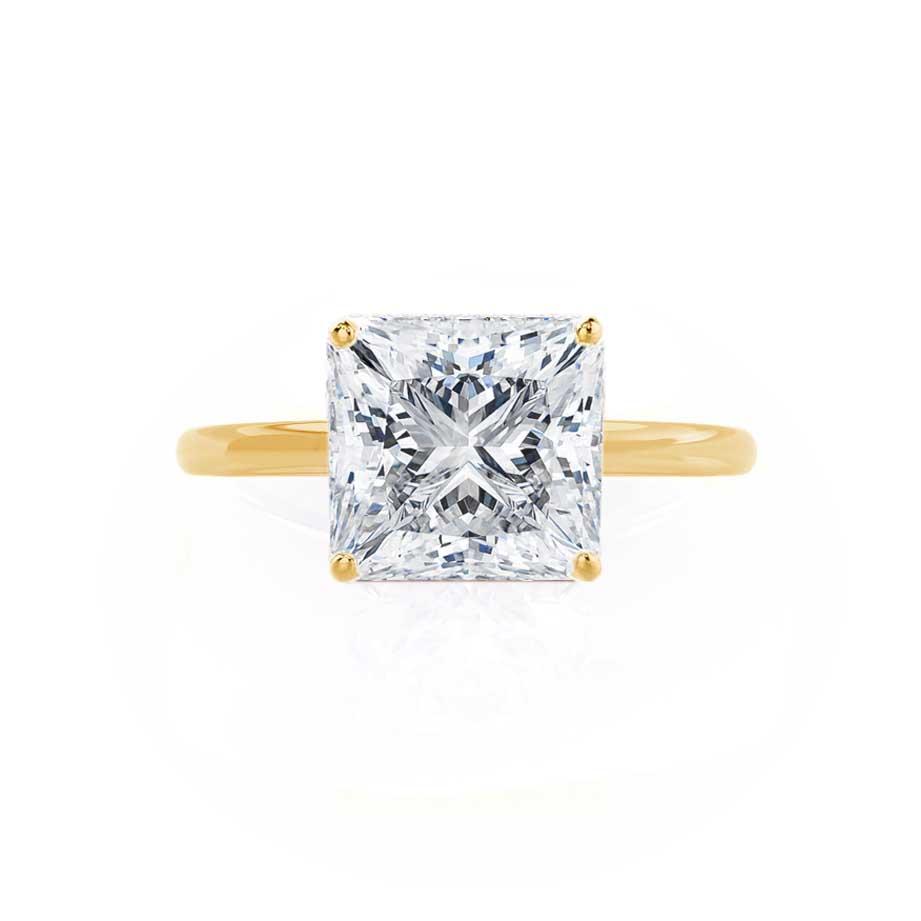 1.2 CT Princess Solitaire Lab Grown Diamond Engagement Ring