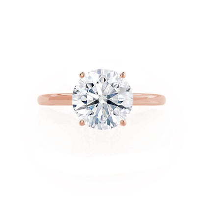 1.2 CT Round Solitaire Lab Grown Diamond Engagement Ring