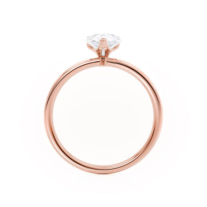 0.94 CT Pear Solitaire Lab Grown Diamond Engagement Ring