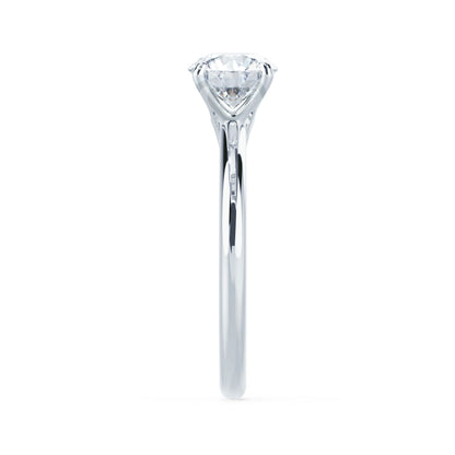 1.2 CT Round Solitaire Lab Grown Diamond Engagement Ring