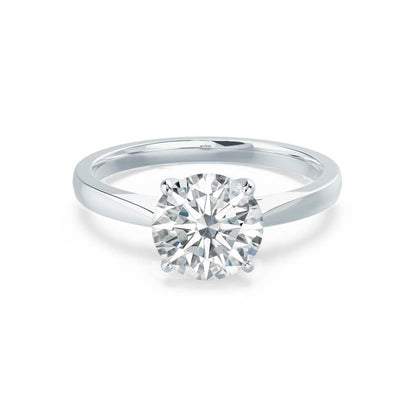 1.2 CT Round Solitaire Lab Grown Diamond Engagement Ring
