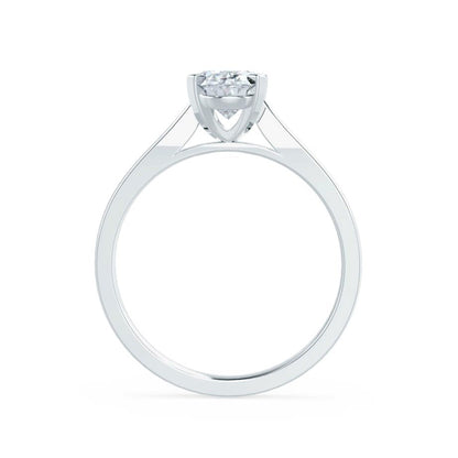 1.2 CT Round Solitaire Lab Grown Diamond Engagement Ring