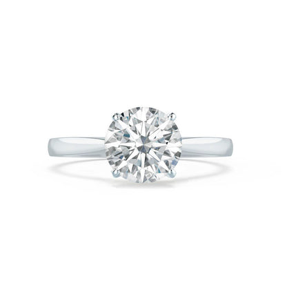 1.2 CT Round Solitaire Lab Grown Diamond Engagement Ring