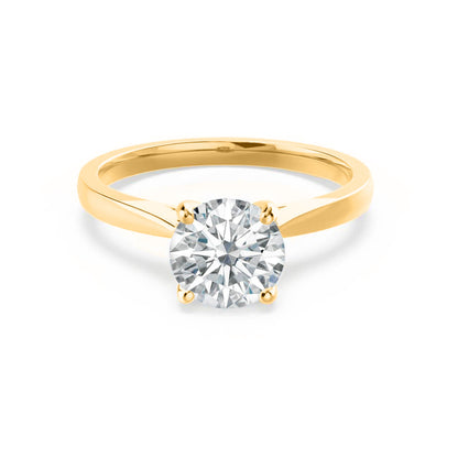 1.2 CT Round Solitaire Lab Grown Diamond Engagement Ring